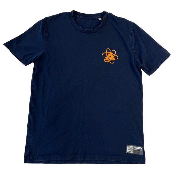 AtomicHub Adult Medium Navy Blue T-Shirt Short Sleeve NonFungible - Picture 1 of 5